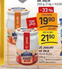 Flop JČ JOGURT VE SKLE různé druhy 200 g nabídka