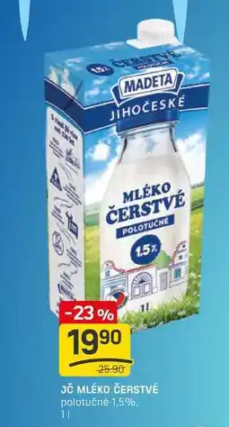 Flop JČ MLÉKO ČERSTVÉ polotučné 1,5% 1l nabídka