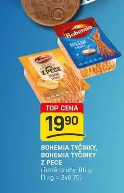 Flop BOHEMIA TYČINKY, BOHEMIA TYČINKY Z PECE různé druhy, 80 g nabídka