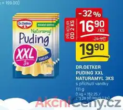 Flop DR.OETKER PUDING XXL NATURAMYL 3KS 111g nabídka