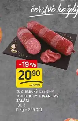 Flop TURISTICKÝ TRVANLIVÝ SALÁM 100 g nabídka