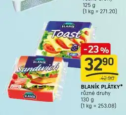 Flop BLANÍK PLÁTKY různé druhy 130 g nabídka