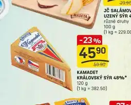 Flop KAMADET KRÁLOVSKÝ SÝR 48%* 120 g nabídka