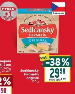 Billa Sedlčanský Hermelín originál 100 g nabídka