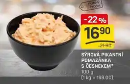 Flop SÝROVÁ PIKANTNÍ POMAZÁNKA S ČESNEKEM 100 g nabídka