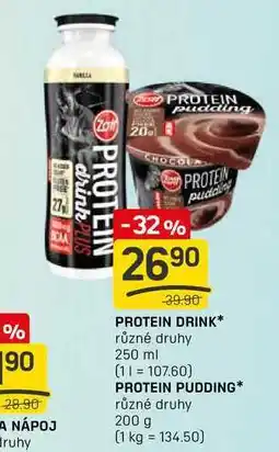 Flop PROTEIN DRINK různé druhy 250 ml nabídka