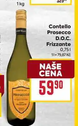 Billa Contello Prosecco D.O.C. Frizzante 0,75l nabídka