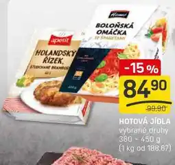 Flop HOTOVÁ JÍDLA vybrané druhy 360-450 g nabídka