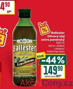 Billa Ballester Olivový olej extra panenský 500 ml nabídka