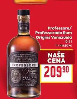 Billa Professore/ Professorado Rum Origins Venezuela 0,5l nabídka
