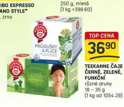 Flop TEEKANNE ČAJE ČERNÉ, ZELENÉ, FUNKČNÍ různé druhy 18-35 g nabídka