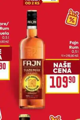 Billa FAJN Rum 0,5l nabídka