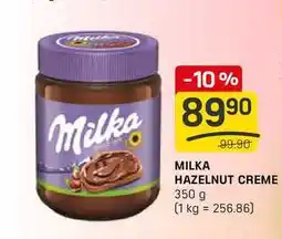 Flop MILKA HAZELNUT CREME 350 g nabídka