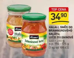Flop HALALI, SMĚS DO BRAMBOROVÉHO SALÁTU, LEČO ZELENINOVÉ 320-330 g. p.p. 150-175 g nabídka
