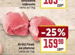 Billa Krůtí řízek ze stehna cena za 1 kg nabídka