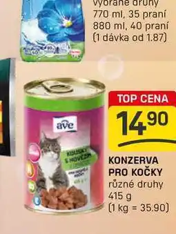 Flop KONZERVA PRO KOČKY různé druhy 415 g nabídka