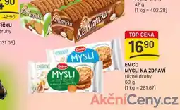 Flop EMCO MYSLI NA ZDRAVÍ různé druhy 60 g nabídka
