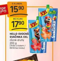 Flop HELLO OVOCNÁ SVAČINKA XXL různé druhy 200 g nabídka