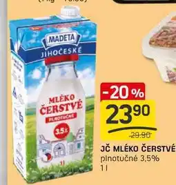 Flop JČ MLÉKO ČERSTVÉ plnotučné 3,5% 11 nabídka