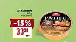 Billa Tofu paštika 100g nabídka