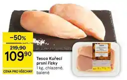 Tesco Tesco Kuřecí prsní řízky, 1 kg, chlazené nabídka