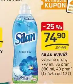 Flop SILAN AVIVÁŽ vybrané druhy 770 ml, 35 praní nabídka