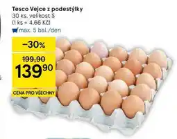 Tesco Tesco Vejce z podestýlky, 30 ks. velikost S nabídka
