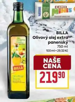 Billa BILLA Olivový olej extra panenský 750 ml nabídka