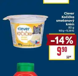 Billa Clever Kočička smetanový krém 80 g nabídka