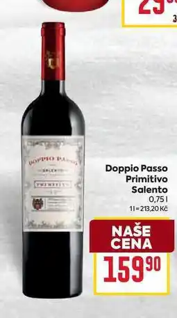 Billa Doppio Passo Primitivo Salento 0,75l nabídka