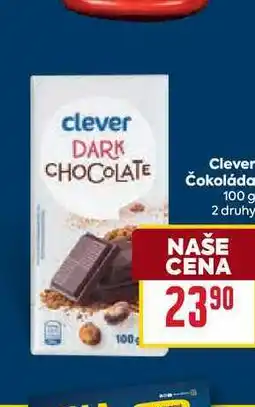 Billa Clever Čokoláda 100 g nabídka
