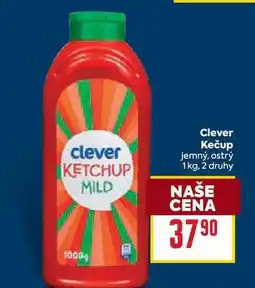 Billa Clever Kečup jemný, ostrý 1 kg nabídka