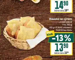 Billa Houska se sýrem z naší pece 1ks, 80 g nabídka