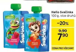 Tesco Hello Svačinka, 100 g nabídka