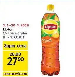 Tesco Lipton, 1,5 l, více druhů nabídka