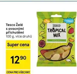Tesco Tesco Želé s ovocnými příchutěmi, 100 g, více druhů nabídka