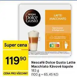 Tesco Nescafé Dolce Gusto Latte Macchiato Kávové kapsle, 183 g nabídka