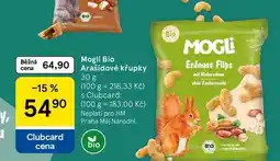 Tesco Mogli Bio Arašídové křupky, 30 g nabídka