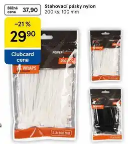 Tesco Stahovací pásky nylon 200 ks. 100 mm nabídka