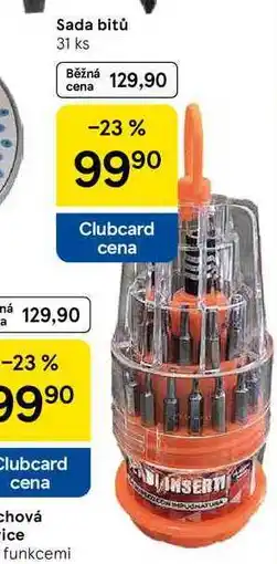 Tesco Sada bitů 31 ks nabídka