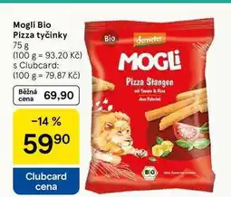 Tesco Mogli Bio Pizza tyčinky, 75 g nabídka