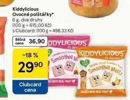 Tesco Kiddylicious Ovocné polštářky, 6 g nabídka