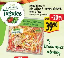Albert Menu inspirace Mix salátový - mrkev, bílé zelí, celer a řepa 200 g nabídka