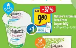 Albert Nature's Promise Free From Jogurt bílý 180 g nabídka