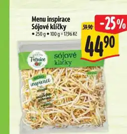 Albert Menu inspirace Sójové klíčky 250 g nabídka