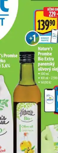Albert Nature's Promise Bio Extra panenský olivový olej 500 ml nabídka