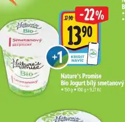Albert Nature's Promise Bio Jogurt bílý smetanový 150 g nabídka