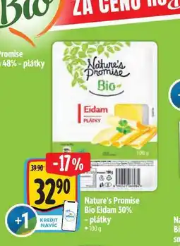 Albert Nature's Promise Bio Eidam 30% - plátky 100 g nabídka