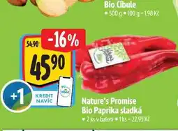 Albert Nature's Promise Bio Paprika sladká 2 ks nabídka