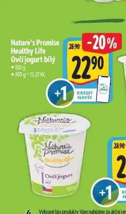 Albert Nature's Promise Healthy Life Ovčí jogurt bílý 150 g nabídka